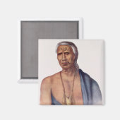 Lap-Pa-Win-Soe, ein Chief von Delaware Magnet (Vorderseite/Rückseite)
