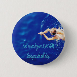 Lap Schwimmen Team Motivierend Inspiration Button