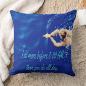 Lap Schwimmen Team Motivierend Inspiration Kissen (Decke)