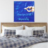 Lap Schwimmen Team Motivierend Inspiration Leinwanddruck (Insitu (Schlafzimmer))