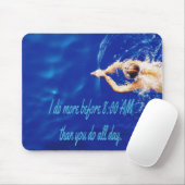 Lap Schwimmen Team Motivierend Inspiration Mousepad (Mit Mouse)