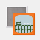 Lapa Archs Rio De Janeiro Brasilien Magnet (Vorderseite/Rückseite)