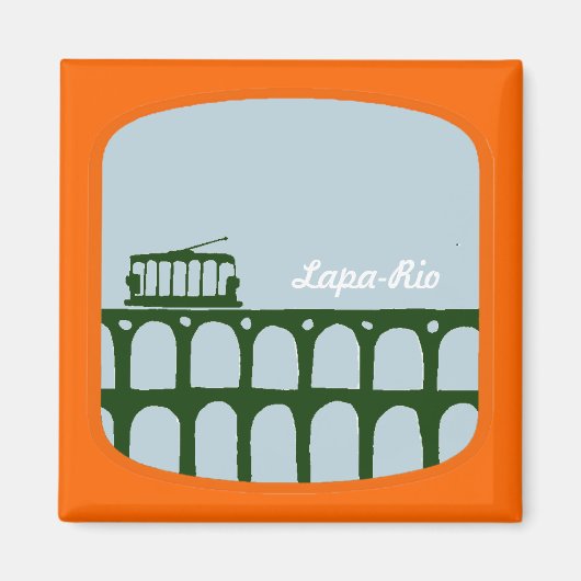 Lapa Archs Rio De Janeiro Brasilien Magnet (Vorne)