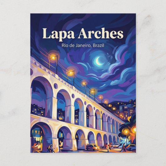 Lapa Bögen Brasilien Postkarte (Vorderseite)