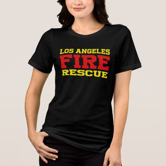 LAPD-Feuerwehr Tri-Blend Shirt (Vorderseite)