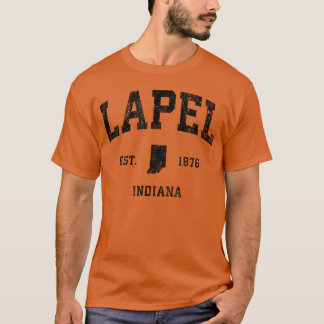 Lapel Indiana IN Vintage Sport Familien T-Shirt