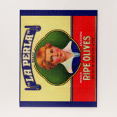 LaPerla-Oliven-Label der 1930er Puzzle (Vertikal)