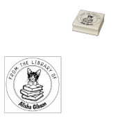 Laperm Cat, Buch aus der Bibliothek von Gummistempel (Stempel)