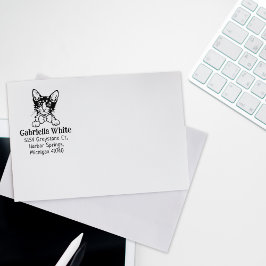 Laperm Cat Rücksendeadresse Pet Gummistempel
