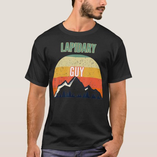 Lapidary Gift for Men Lapidary Guy T-Shirt (Vorderseite)