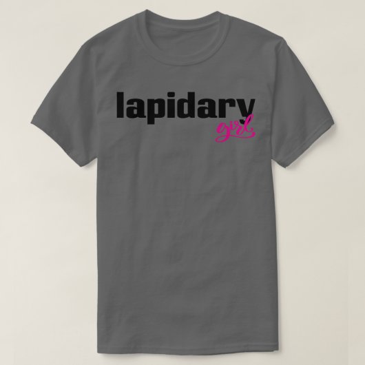 Lapidary Girl T-Shirt (Design vorne)