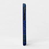 Lapis Blue Agate Wirbel Personalisiert Case-Mate iPhone Hülle (Hinten/Links)