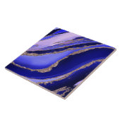 Lapis Blue and Lavender Flow Fliese (Seite)
