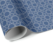 Lapis Elfenbein-Geometrie Geschenkpapier (Rolleneckpunkt)