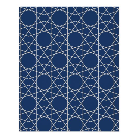 Lapis Elfenbein-Geometrie Poster (Vorderseite)