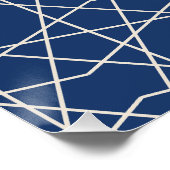 Lapis Elfenbein-Geometrie Poster (Ecke)