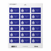 Lapis Frohe Weihnachtsfeiertage Adresse Adressaufkleber (Vorne)