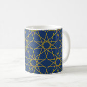 Lapis Gold Geometrie Kaffeetasse (VorderseiteRechts)