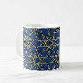 Lapis Gold Geometrie Kaffeetasse (Vorderseite Links)