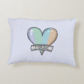 Lapis Grey Figaro accent pillow Dekokissen (Rückseite)