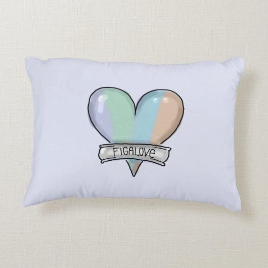 Lapis Grey Figaro accent pillow Dekokissen (Rückseite)