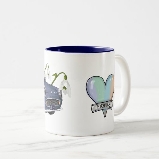 Lapis Grey Figaro coffee mug Zweifarbige Tasse (VorderseiteRechts)