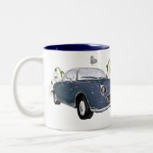 Lapis Grey Figaro coffee mug Zweifarbige Tasse (Links)