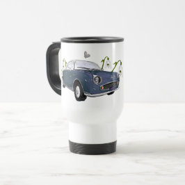 Lapis Grey Figaro travel mug - reisbeker Reisebecher