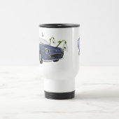 Lapis Grey Figaro travel mug - reisbeker Reisebecher (Mittel)