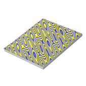 Lapis Lasuli Swirlies Notepad Notizblock (Rotiert)