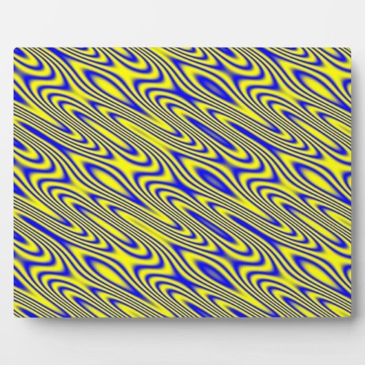 Lapis Lasuli Swirlies Plaque Fotoplatte (Vorderseite)
