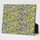 Lapis Lasuli Swirlies Plaque Fotoplatte (Seite)