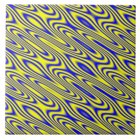 Lapis Lasuli Swirlies Tile Fliese (Vorderseite)