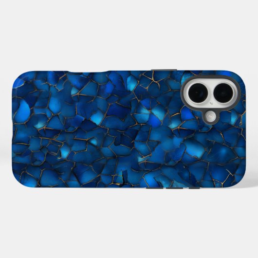 Lapis Lazuli Case-Mate iPhone Hülle (Rückseite (Horizontal))