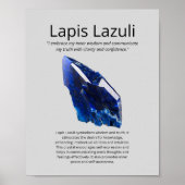 Lapis Lazuli Crystal Meaning Poster (Vorne)