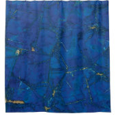 Lapis Lazuli Duschvorhang (Vorderseite)