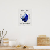 Lapis Lazuli Gem Crystal Poster (Küche)