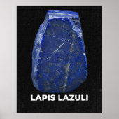 Lapis Lazuli Gemstone Poster (Vorne)