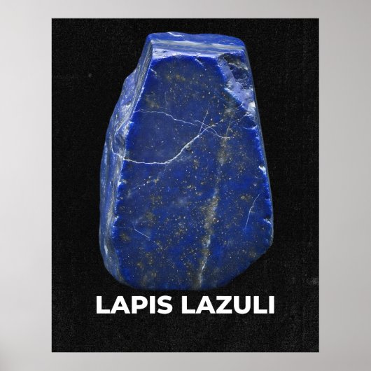 Lapis Lazuli Gemstone Poster (Vorne)