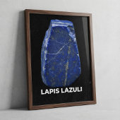 Lapis Lazuli Gemstone Poster