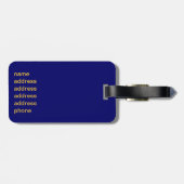 Lapis Lazuli Gepäckanhänger (Rückseite horizontal)