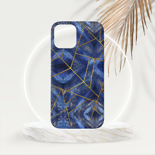Lapis Lazuli Inlay mit Goldener Trimm Case-Mate iPhone Hülle
