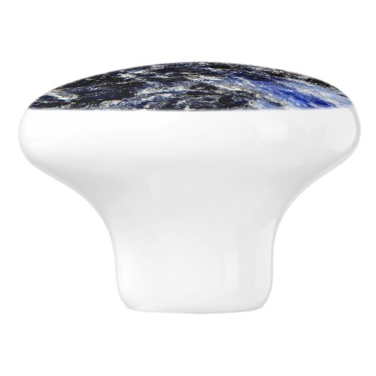 Lapis Lazuli Keramik Knob Keramikknauf (Seitenansicht)