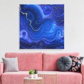Lapis Lazuli Leinwand Art (Insitu (Wohnzimmer))