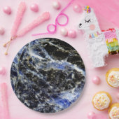 Lapis Lazuli-Papierplatte Pappteller (Party)