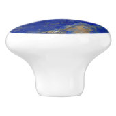 Lapis Lazuli Pattern Keramikknauf (Seitenansicht)