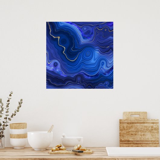 Lapis Lazuli Poster (Küche)