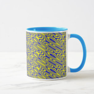 Lapis Lazuli Swirlies Abstrakte Muster Tasse