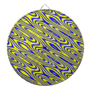 Lapis Lazuli Swirt Abstraktes Muster Dart Board Dartscheibe