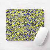 Lapis Lazuli Swirt Abstraktes Muster Mousepad (Mit Mouse)